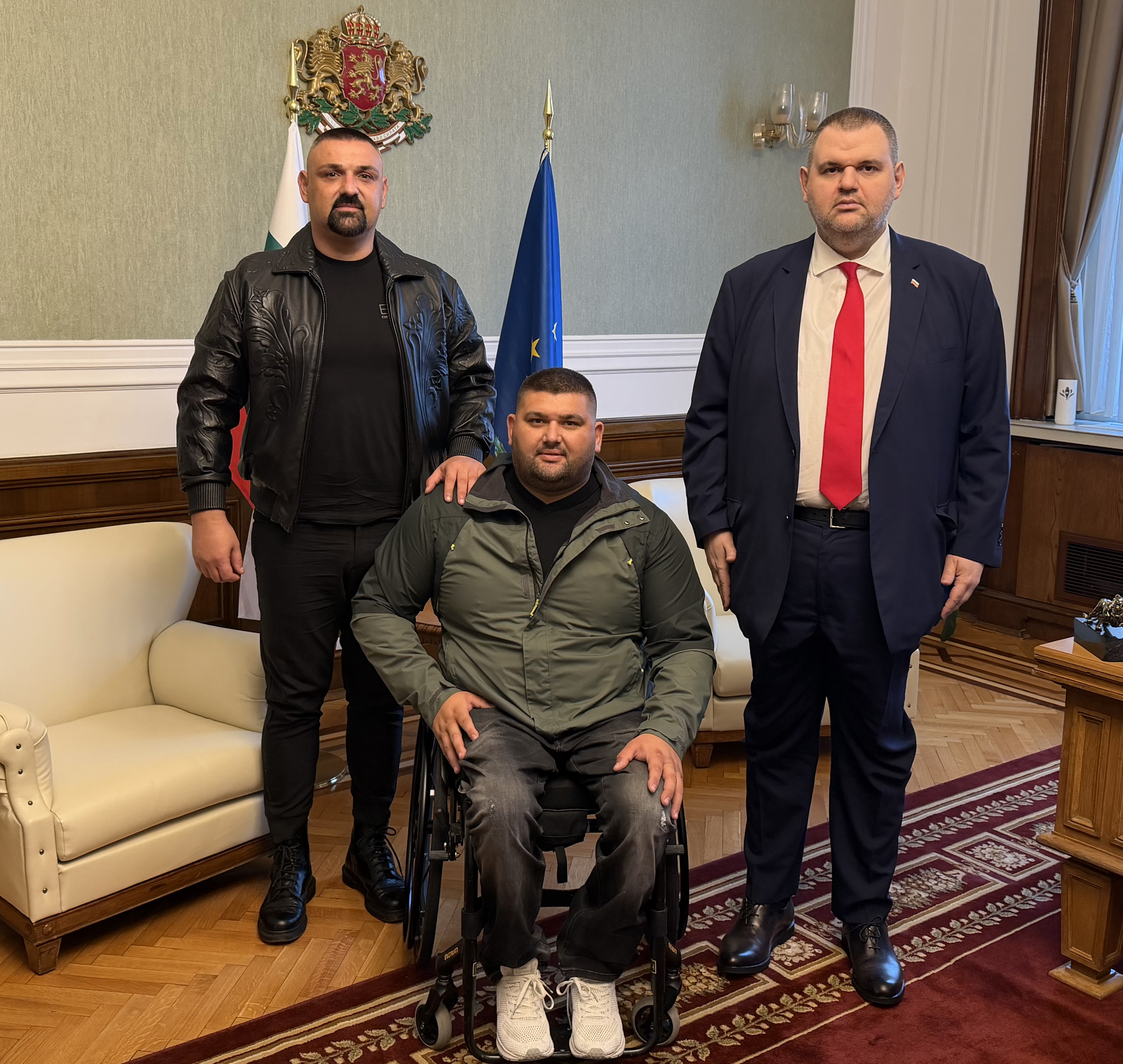 Делян Пеевски, лидер на ДПС и ПГ на ДПС-НОВО НАЧАЛО поздрави шампиона Ружди Ружди с шестата световна титла