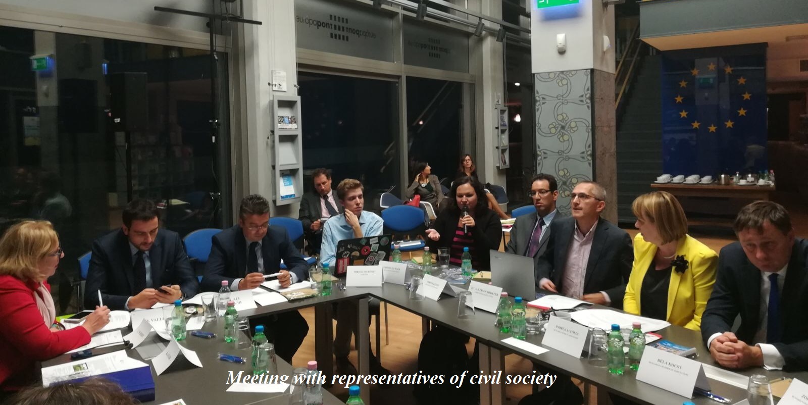 Meeting with civil society